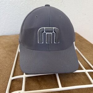 wow YUPOONG L/XL TRAVIS MATHEW LEEZY mens GRAY GREY GOLF Hat Cap FLEX FIT h21